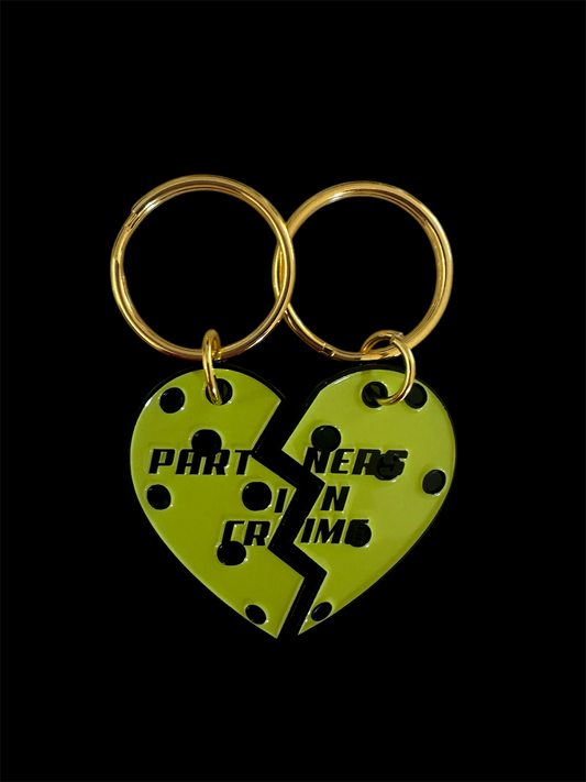 Doubles partners key ring