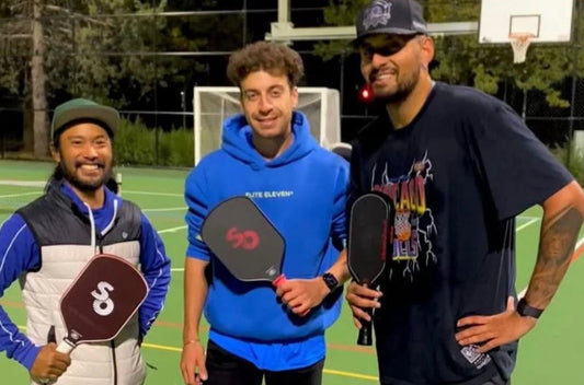 Nick Kyrgios playing pickleball? he loves our CF3 power!