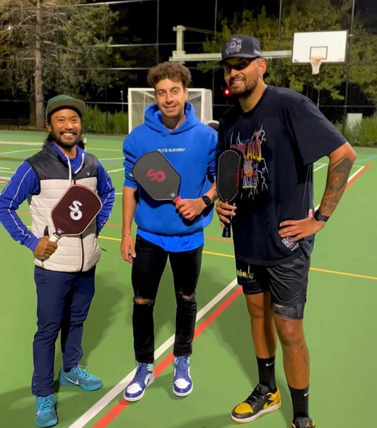 Nick Kyrgios playing pickleball? he loves our CF3 power!